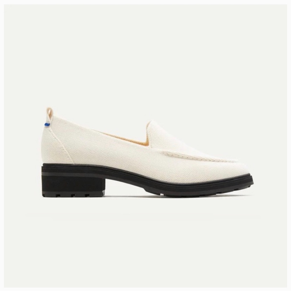 New in box! | Rothy's The Lug Loafer - Ivory - Merino Wool 8.5.